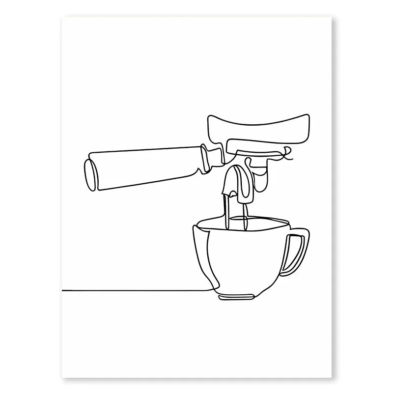 Ligne de Vie – Toile minimaliste par Douce Home