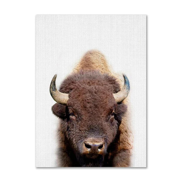 Tendresse Sauvage – Toile animaux décorative par Douce Home