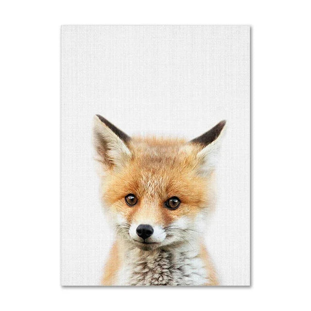 Tendresse Sauvage – Toile animaux décorative par Douce Home