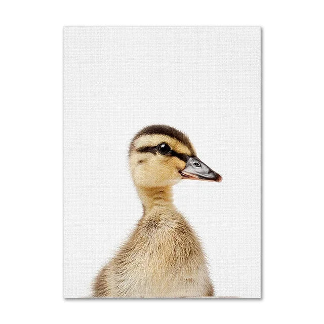 Tendresse Sauvage – Toile animaux décorative par Douce Home